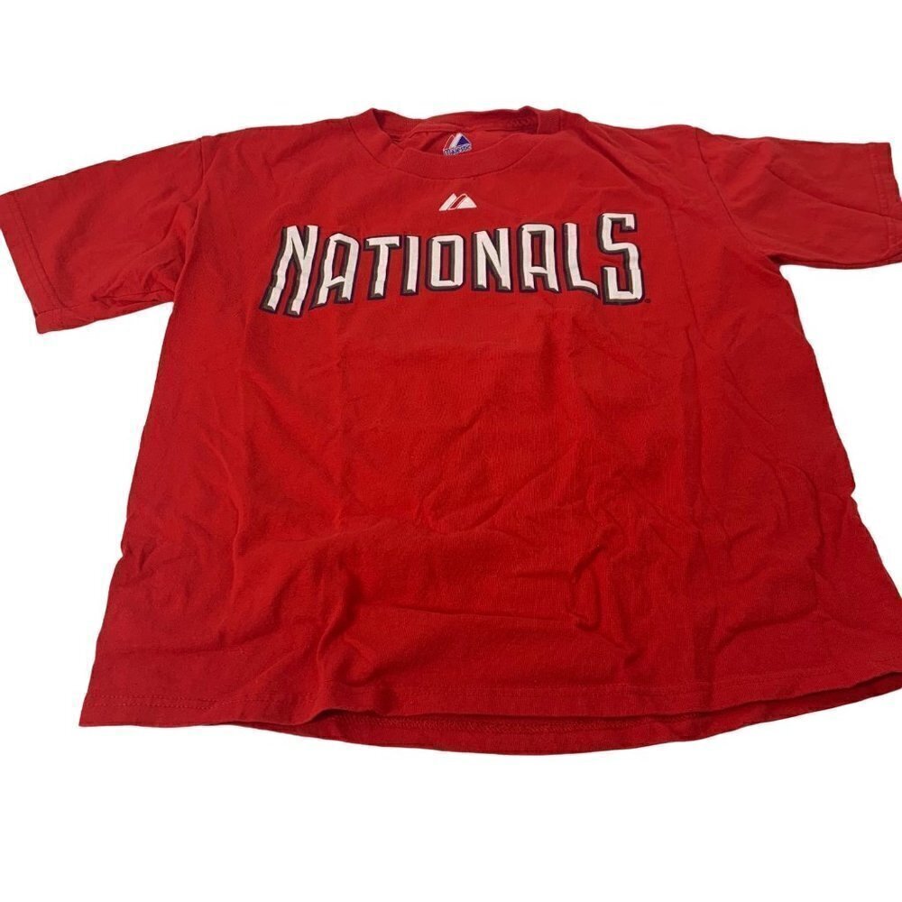 * Washington Nationals Red Crew Neck Willingham T-Shirt Size M